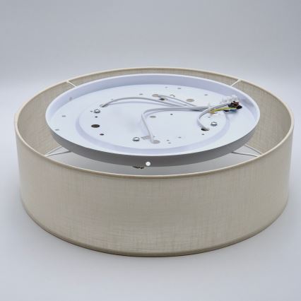 Kattovalo SIRJA DOUBLE 4xE27/15W/230V halkaisija 45 cm kerma