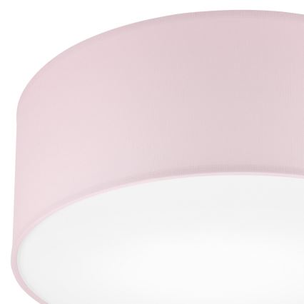 Kattovalo SIRJA PASTEL 1xE27/60W/230V halkaisija 35 cm vaaleanpunainen