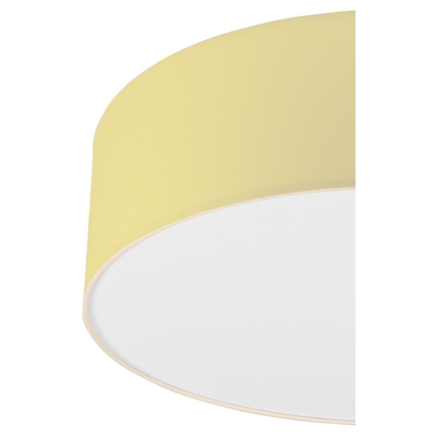 Kattovalo SIRJA PASTEL 2xE27/60W/230V halkaisija 45 cm keltainen