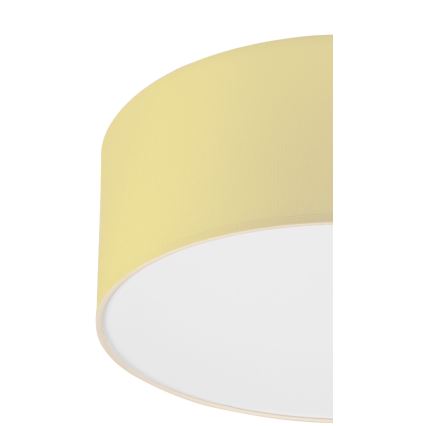 Kattovalo SIRJA PASTEL DOUBLE 2xE27/15W/230V halkaisija 35 cm keltainen