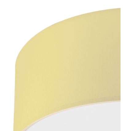 Kattovalo SIRJA PASTEL DOUBLE 2xE27/15W/230V halkaisija 35 cm keltainen