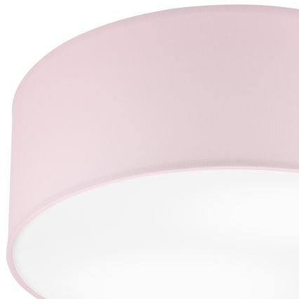 Kattovalo SIRJA PASTEL DOUBLE 2xE27/15W/230V halkaisija 35 cm vaaleanpunainen