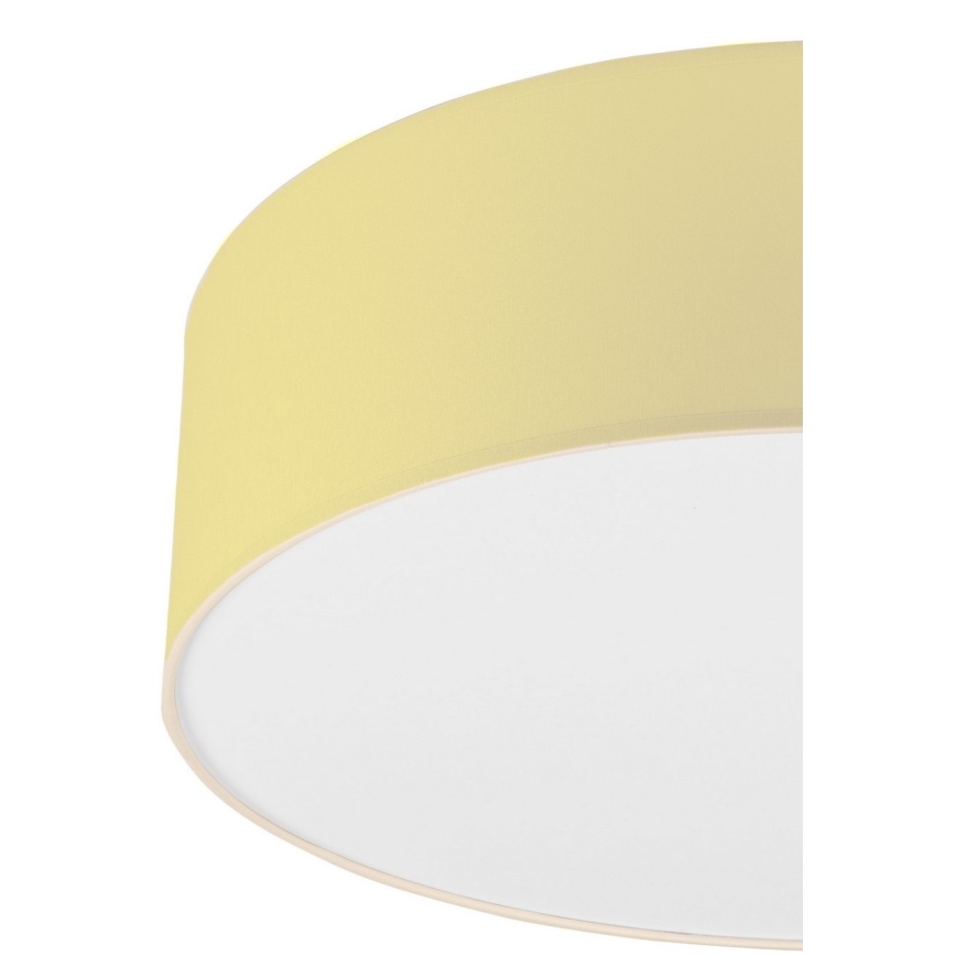 Kattovalo SIRJA PASTEL DOUBLE 4xE27/15W/230V halkaisija 45 cm keltainen