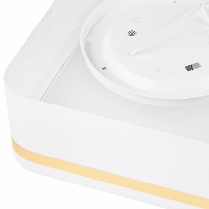 Kattovalo SIRJA SQUARE 2xE27/60W/230V 35x35 cm valkoinen
