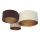 Kattovalo SPACE 3xE27/60W/230V kerma/ruskea/beige