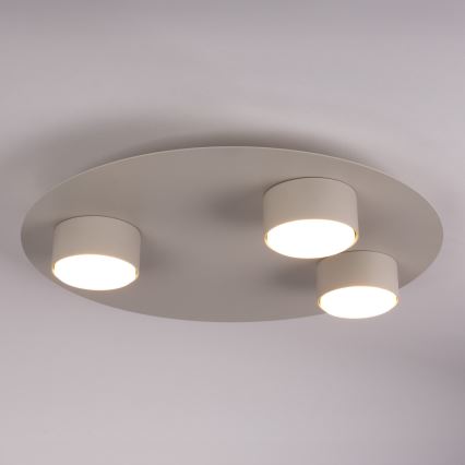 Kattovalo STAR 3xGX53/12W/230V beige