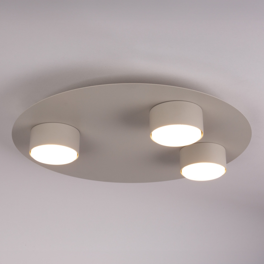 Kattovalo STAR 3xGX53/12W/230V beige