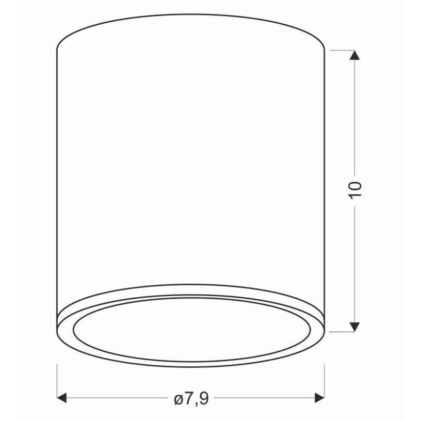 Kattovalo TUBA GU10/15W/230V