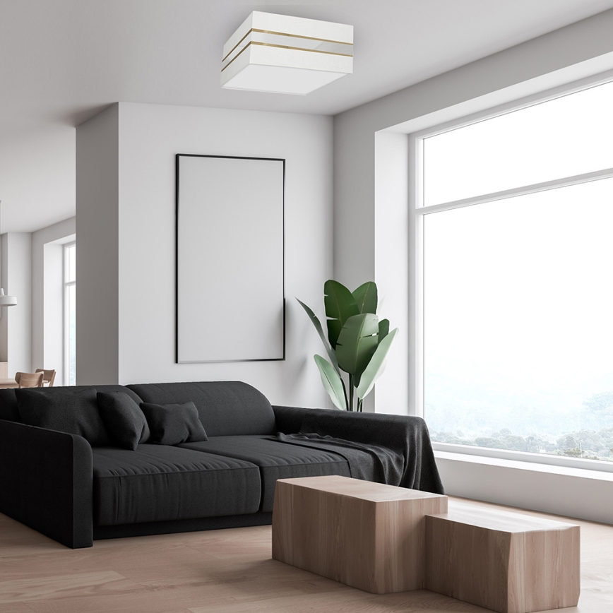 Kattovalo ULTIMO 2xE27/60W/230V valkoinen