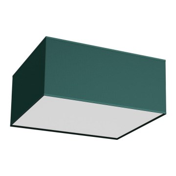 Kattovalo VERDE 2xE27/60W/230V 40x40 cm vihreä