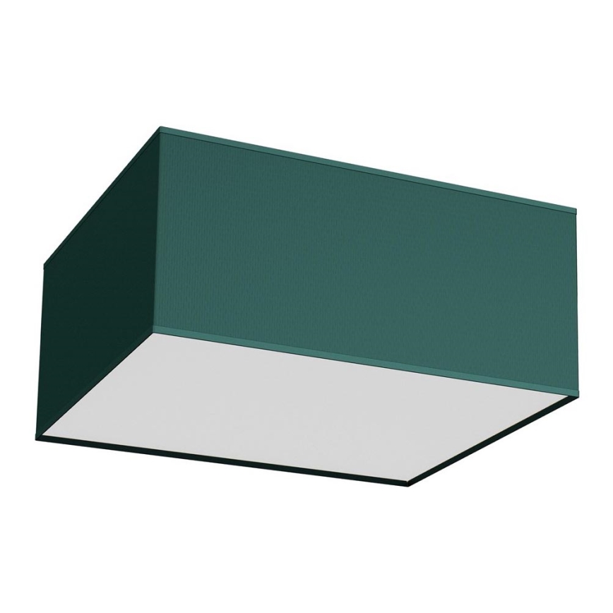 Kattovalo VERDE 2xE27/60W/230V 40x40 cm vihreä