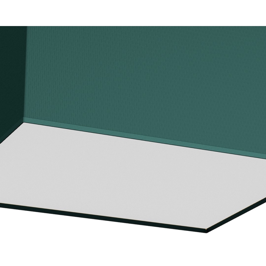 Kattovalo VERDE 2xE27/60W/230V 40x40 cm vihreä