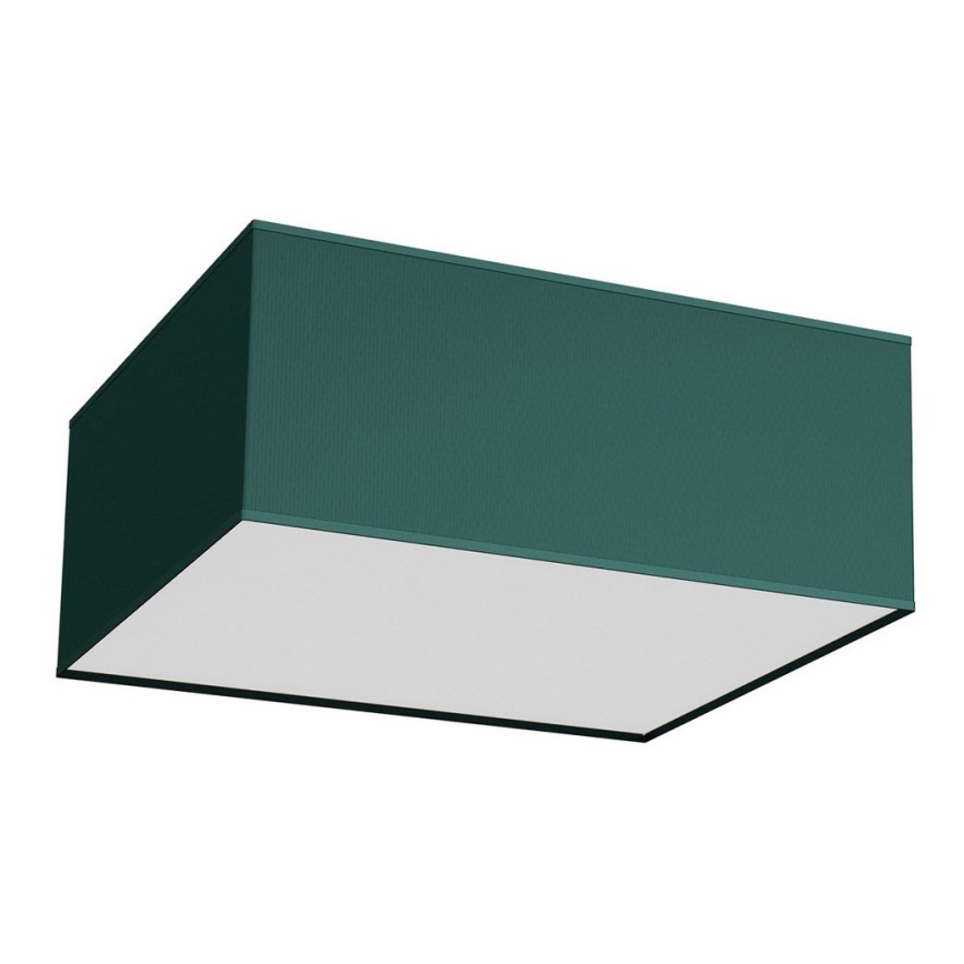 Kattovalo VERDE 3xE27/60W/230V 50x50 cm vihreä