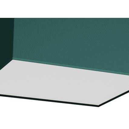 Kattovalo VERDE 3xE27/60W/230V 50x50 cm vihreä