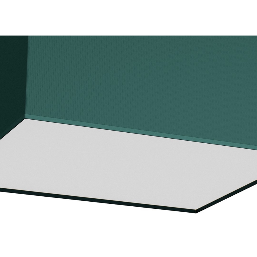 Kattovalo VERDE 3xE27/60W/230V 50x50 cm vihreä