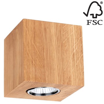 Kattovalo WOODDREAM 1xGU10/6W/230V tammi - FSC-sertifioitu