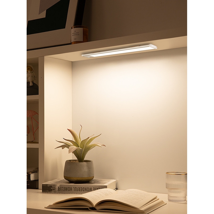 Keittiökaappien alla oleva LED-valo CABINET-4 PIR-anturilla LED/1,5W/230V 1100mAh 4000K