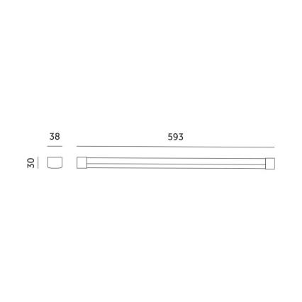Keittiökaappien alla oleva LED-valo kasvien kasvattamiseen GROWLY LED/9W/230V valkoinen