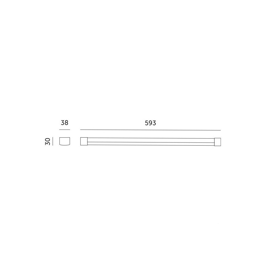 Keittiökaappien alla oleva LED-valo kasvien kasvattamiseen GROWLY LED/9W/230V valkoinen