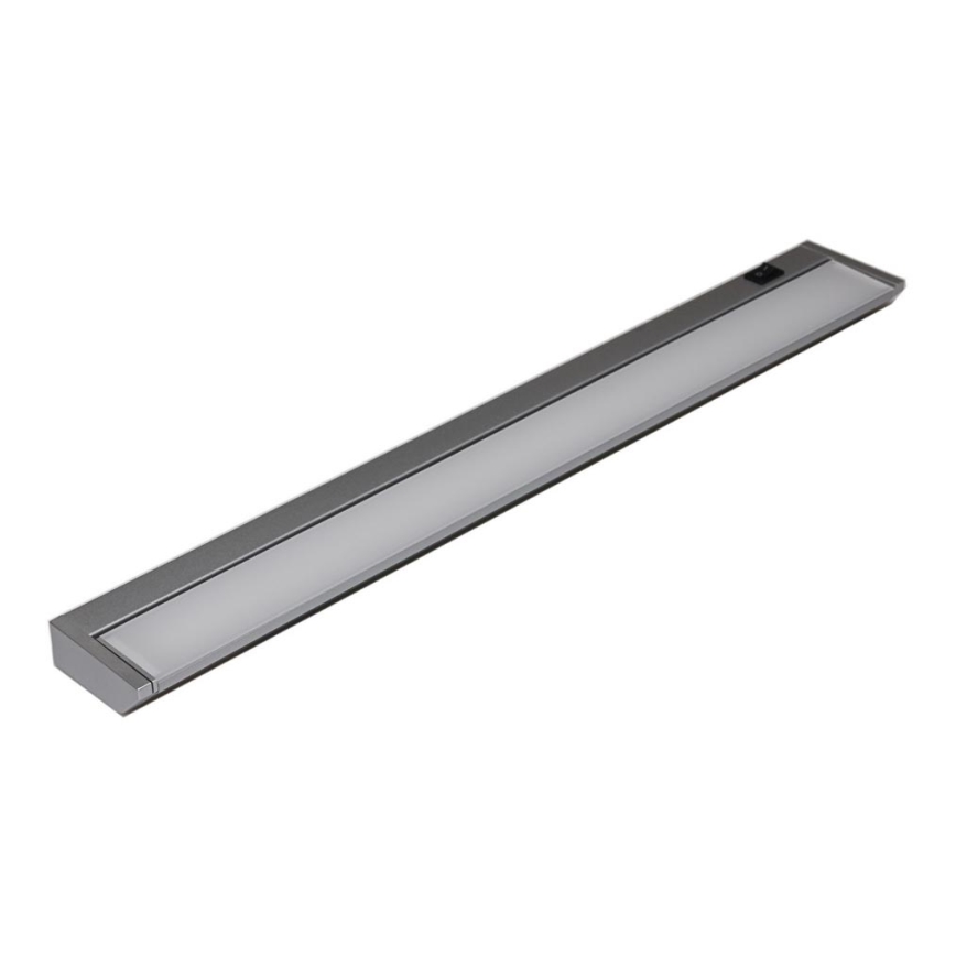 Keittiökaappien alla oleva LED-valo LED/10W/230V hopea