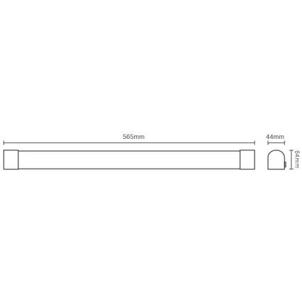 Keittiökaappien alla oleva LED-valo LED/15W/230V IP44