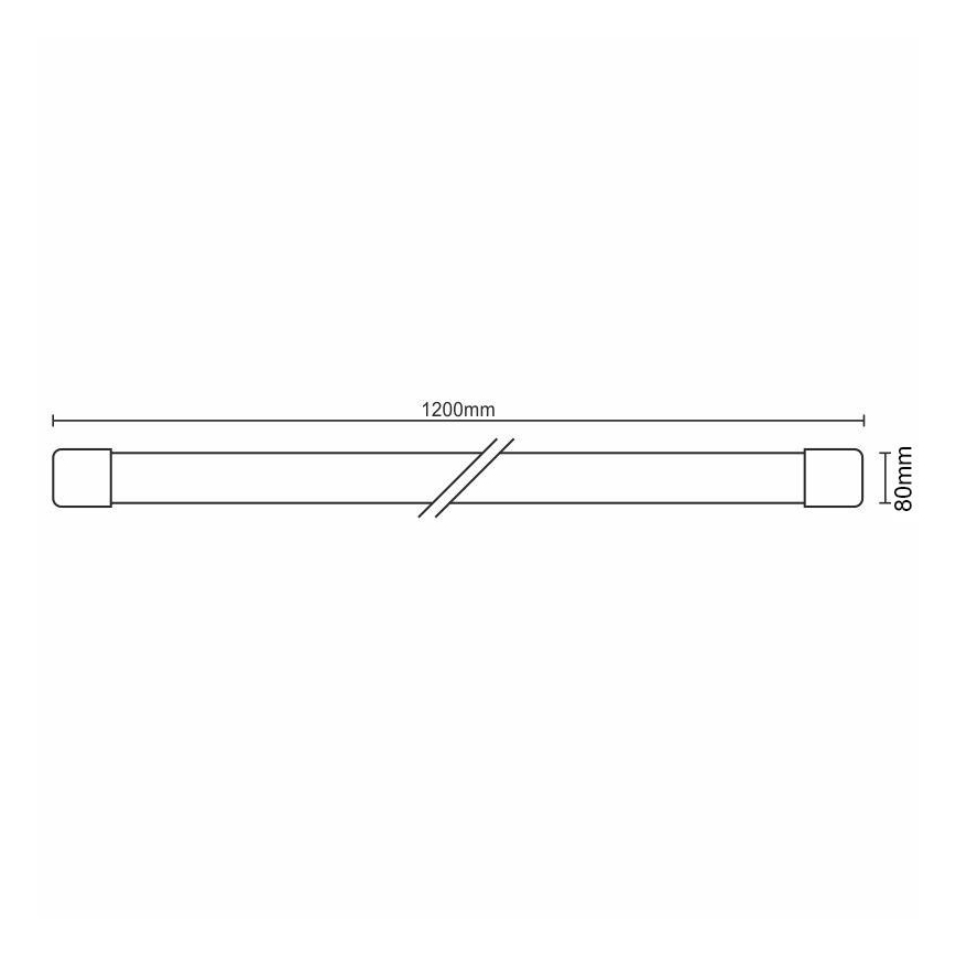 Keittiökaappien alla oleva LED-valo LED/40W/230V 4000K IP40