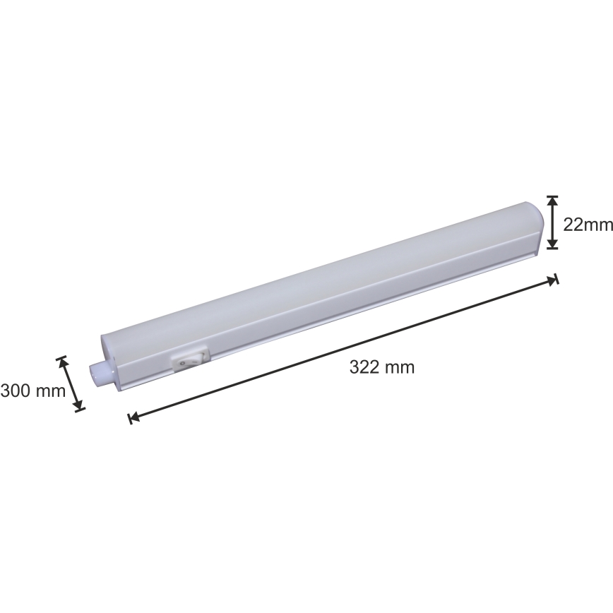 keittiökaappien alla oleva LED-valo LED/4W/230V