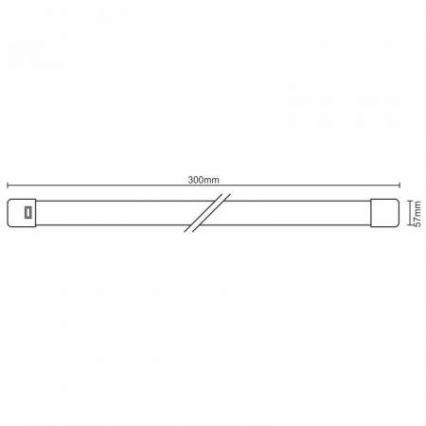 Keittiökaappien alla oleva LED-valo LED/9W/230V IP40