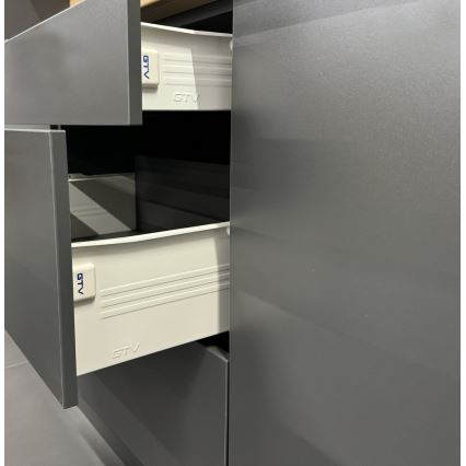 Keittiökaluste ELISE 180 cm grafiitti