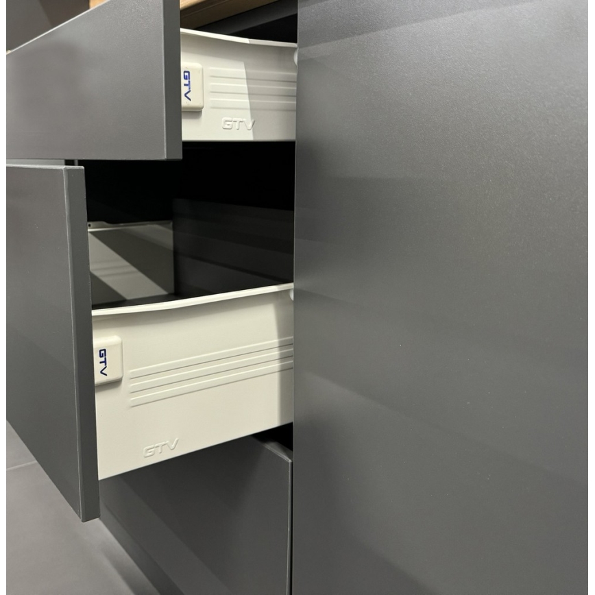 Keittiökaluste ELISE 180 cm grafiitti