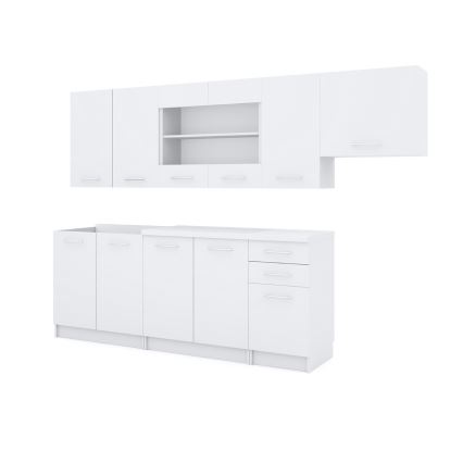 Keittiökalustopaketti MARISA 260 cm, valkoinen