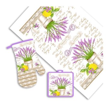 Keittiösetti LAVENDER 3 kpl