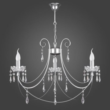 Kemar KN/3/CR - Kattokruunu CRISTAL 3xE14/60W/230V