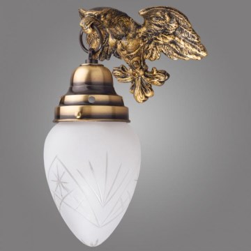 Kemar OK60/P - Seinään asennettava valaisin OURO EAGLE 1xE27/60W/230V