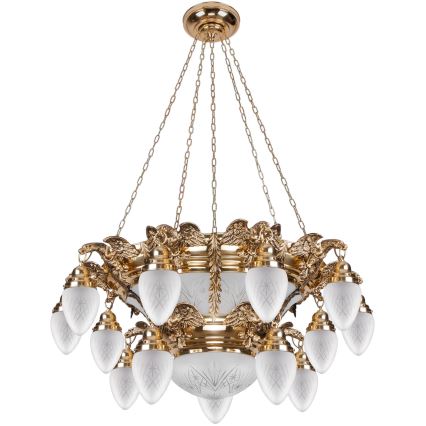 Kemar OW150 - Kattokruunu OURO EAGLE 15xE27/60W/230V + 6xE27/100W/230V