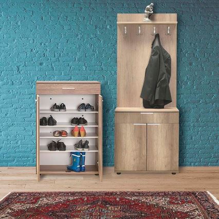 Kenkäkaappi 108x73 cm ruskea