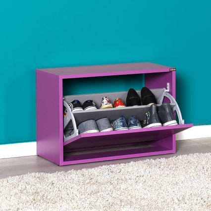 Kenkäkaappi 42x60 cm violetti