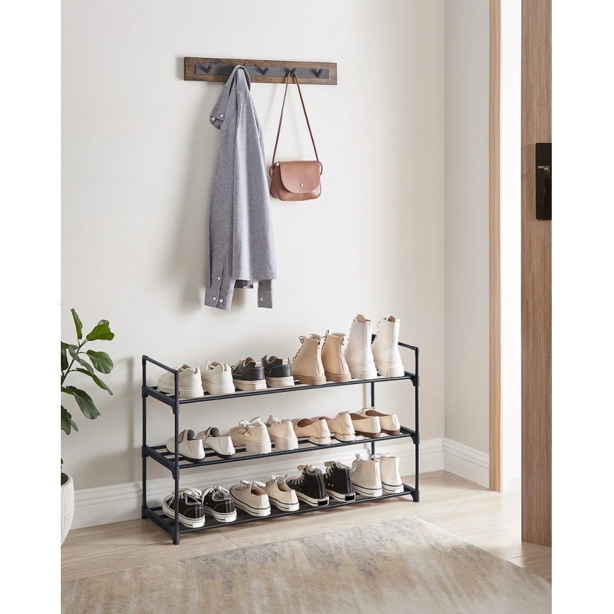 Kenkäkaappi ALVORO musta