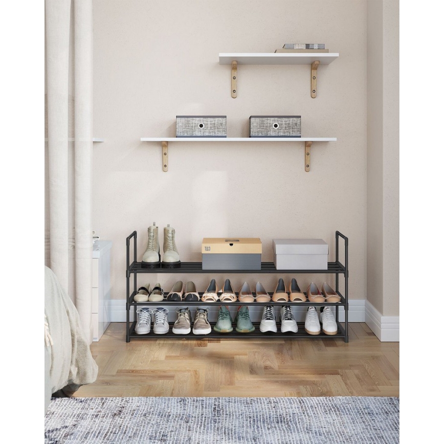 Kenkäkaappi ALVORO, musta