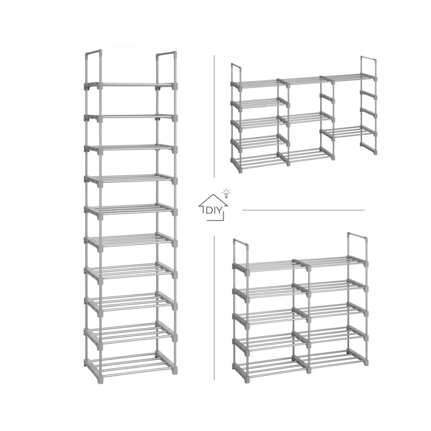 Kenkäkaappi BOXIFY harmaa