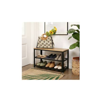 Kenkäkaappi DAVOR ruskea/musta