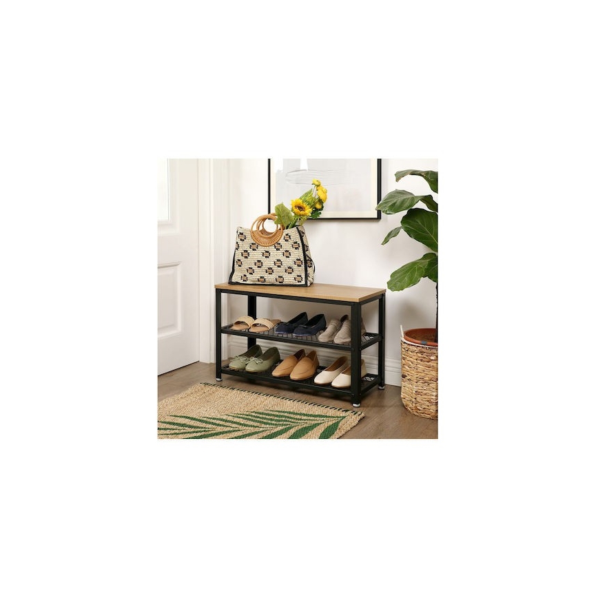 Kenkäkaappi DAVOR ruskea/musta