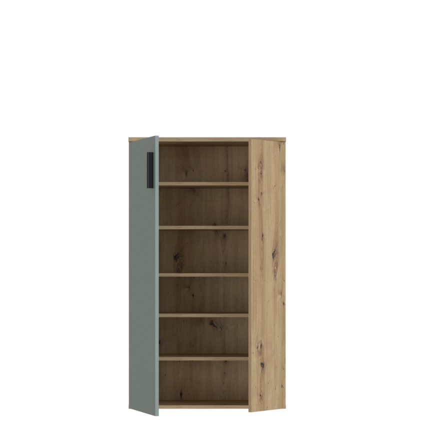 Kenkäkaappi ETON artisan-tammi/vihreä