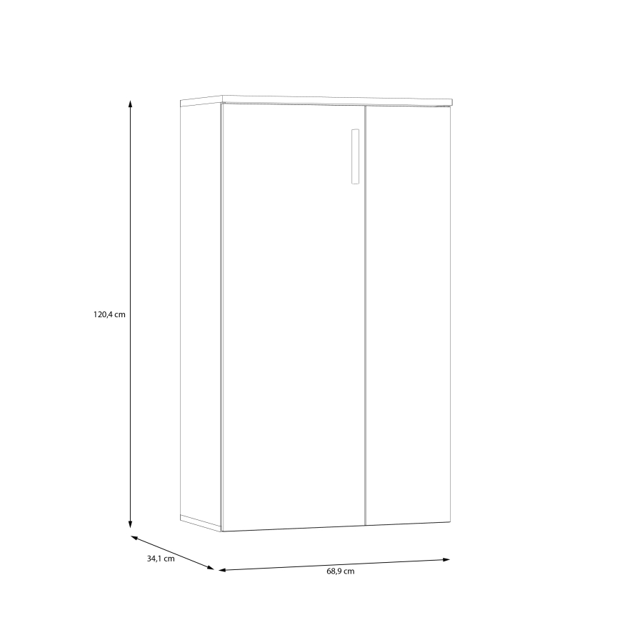 Kenkäkaappi ETON artisan-tammi/vihreä