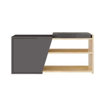 Kenkäkaappi FIONA 37x104 cm ruskea/antrasiitti