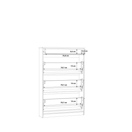 Kenkäkaappi KAVI artisan-tammi