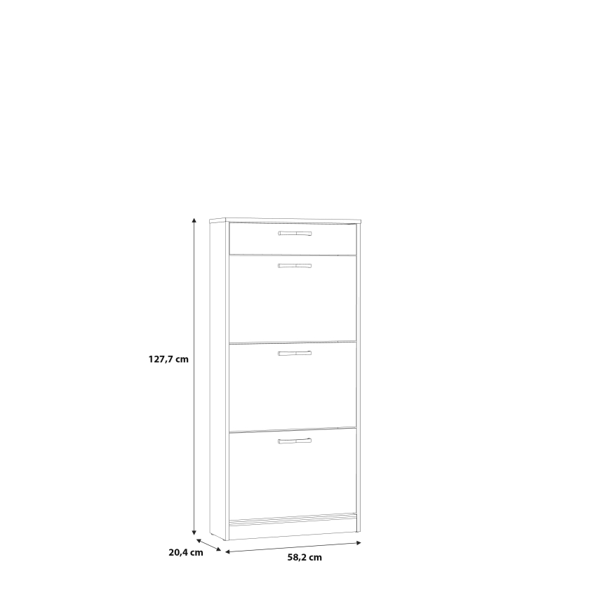 Kenkäkaappi KAVI tammi artisan