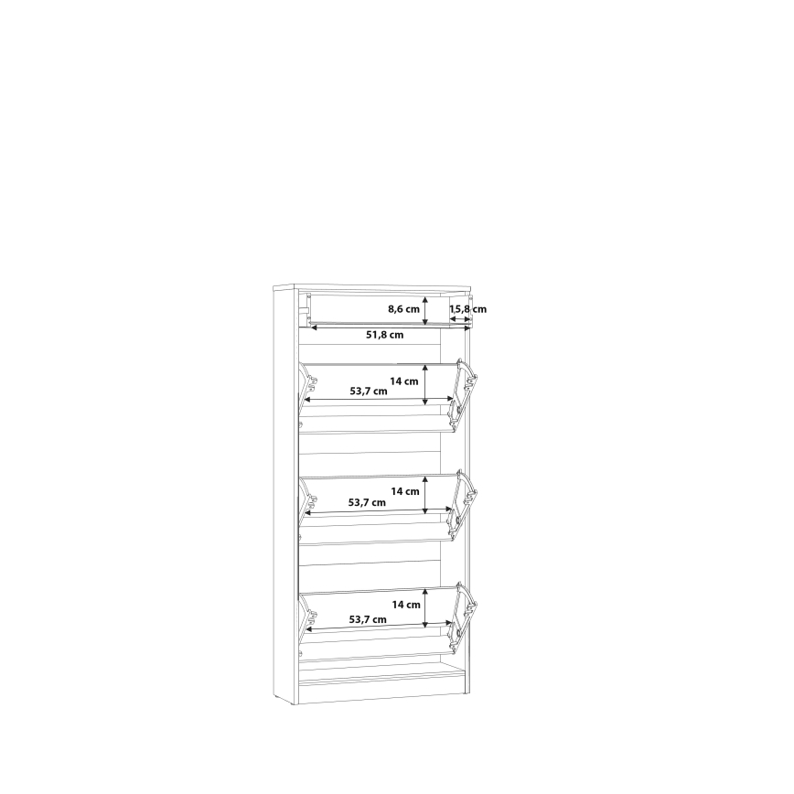 Kenkäkaappi KAVI tammi artisan