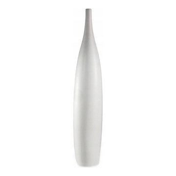 Keraaminen maljakko 70 cm, valkoinen