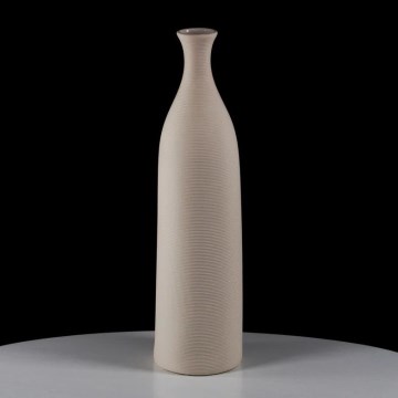 Keramiikkamaljakko 46 cm valkoinen